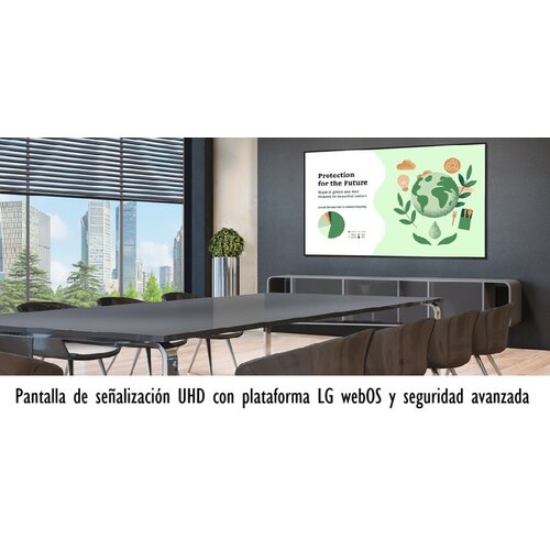 Pantalla LG Signage 49INC UHD 500 Nits 24/7 Hrs

