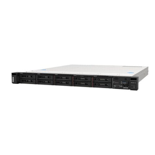 Servidor Lenovo SR250 V3, Servidor de rack 1U con procesador Intel Xeon 6353P de 8 Cores.
