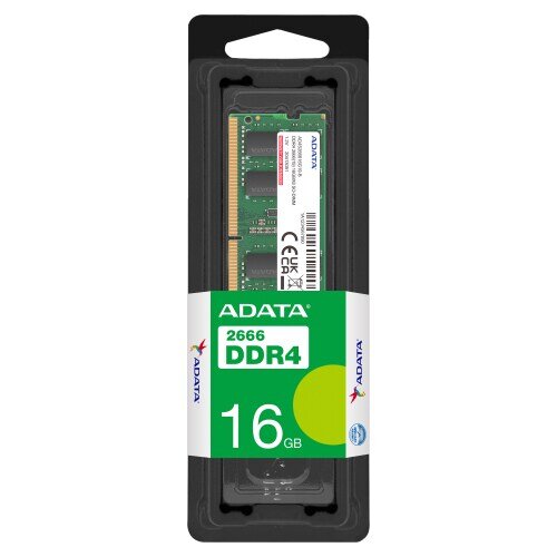 Módulo RAM Adata Premier AD4S266616G19-SGN para Placa Base, Portátil - 16GB (1 x 16GB) - DDR4-2666/PC4-21300 DDR4 SDRAM - 