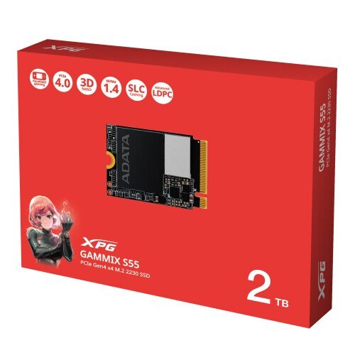 XPG SSD 2TB SGAMMIXS55 PRO 3700MB/5000MB S SSD S55 SGAMMIXS55-
