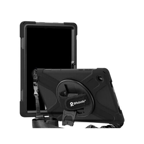 BROBOTIX FUNDA DE USO RUDO PARA TABLETA SAMSUNG® GALAXY TAB A11+ DE 11" (SM-X230). INCLUYE: CORREA DE HOMBRO DESMONTABLE, 