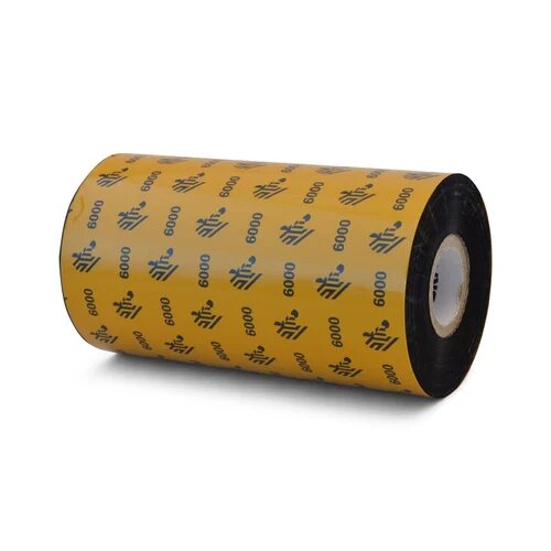 Wax Ribbon, 110mmx70m (4.33inx229ft), 6000; Standard, 12mm (0.5in) core, 48/box