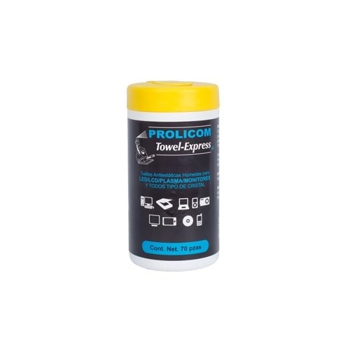 Toallas antiestatica húmedas (70 piezas)
