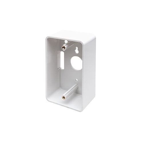 CAJA DE PARED PARA CABLE DE RED RJ45 UTP CHALUPA BLANCO 4.80CM PROFUNDIDAD