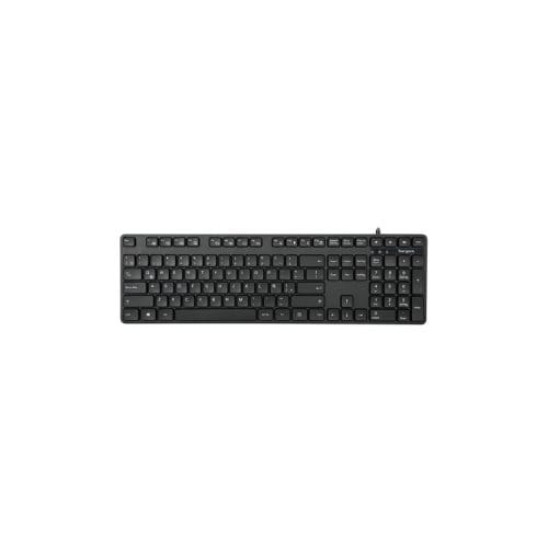 Targus AKB30US Teclado - Cable Conectividad - USB Interfaz - Español - QWERTY Diseño - Negro - 108 Tecla(s) - Windows, mac