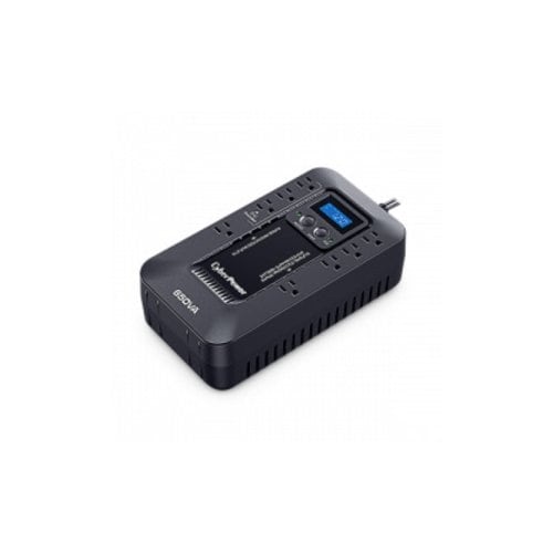 NOBREAK UPS CYBERPOWER EC650 650VA/390W,LCD, SAI Standby,8CONT,RJ11/USB,3YW