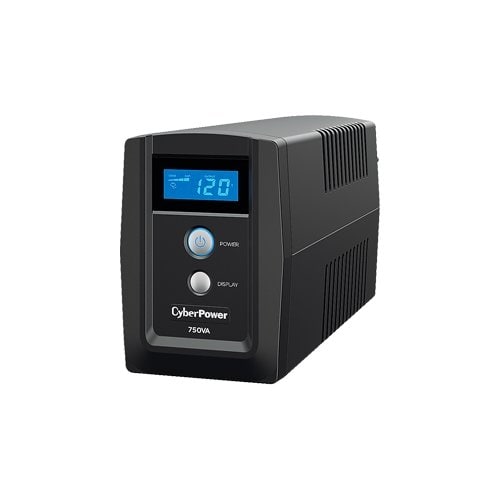 CyberPower UPS de línea interactiva CyberPower Basic OM750ATLCD - 750VA/300W - Torre - 19Minuto(s) Stand-by - 120 V AC Ent
