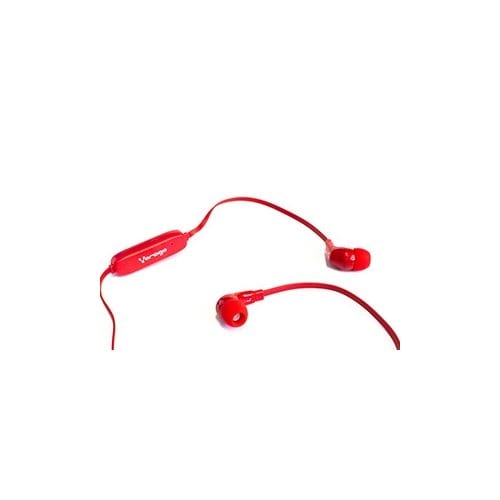 Vorago Audifonos Epb-103 Bluetooth Manos Libres C/Vol Rojo - Binaural - Intrauditivo - 1000cm - Bluetooth - 32Ohm - 20Hz a