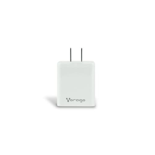 CARGADOR P/PARED AU-350 QUICK  CHARGE 3.0 20W USB A Y TIPO C BLANCO