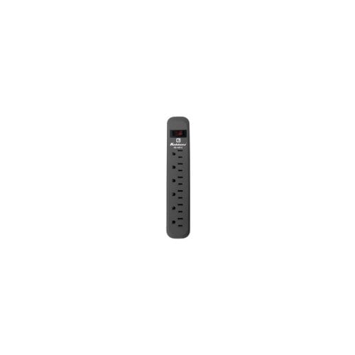 Barra Multicontacto Supresor de Picos (SS-420 C) - 6 Contactos aterrizados - Protección de 420 Joules - Switch reset ilumi