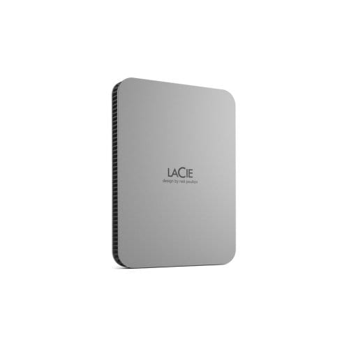 Disco Duro Externo Portatil 2TB USB 3.2 Type USB-C, LaCie Mobile Drive, s Windows & macOS , Plateado Luna 2 Años de Garant