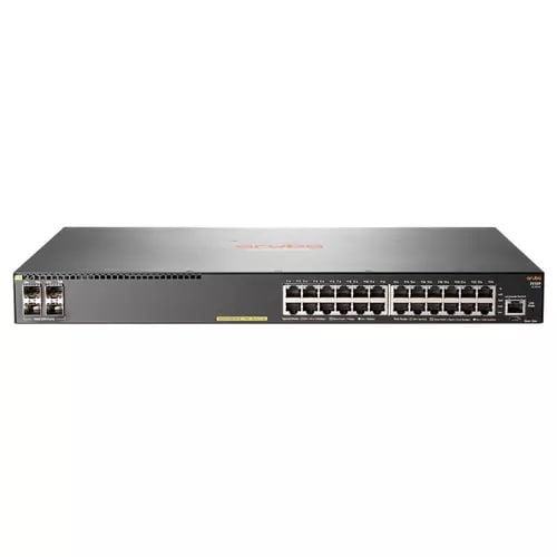  SWITCH 2930F - 24 PUERTOS [ 1GbE ]/ PoE+ [ 370W ]/ 4 PUERTOS SFP [ 1 GbE ]/ CAPA 3