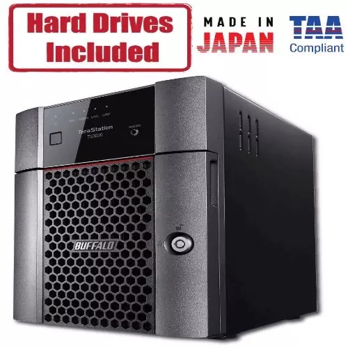 NAS 4 Bahías TeraStation 3420D Series Essentials, 16TB (incluye 4 HDD de 4TB) RAID 0/1/5/6/10, Sistema de Almacenamiento e