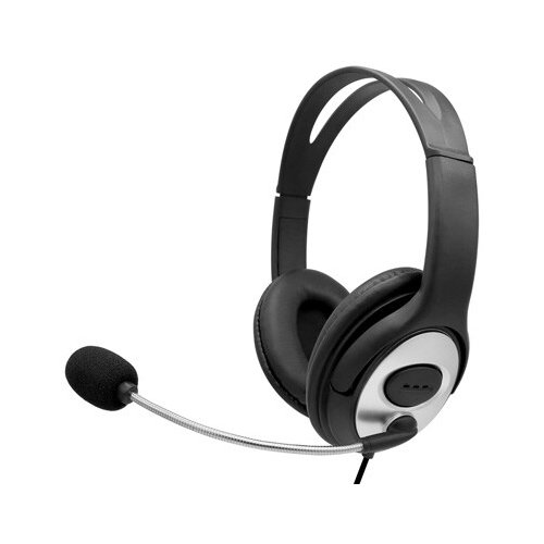 BROBOTIX AUDIFONO DIADEMA USB CON MICROFONO AJUSTABLE TIPO GAMER - 1 Conector USB para Microfono y Audio - Control de Volu