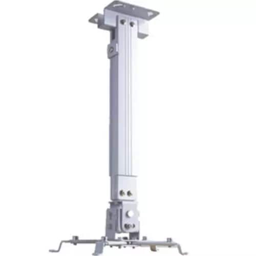 BRobotix Soporte universal techo o pared para proyector color blanco,expandible de 43 CM A 63 CM

