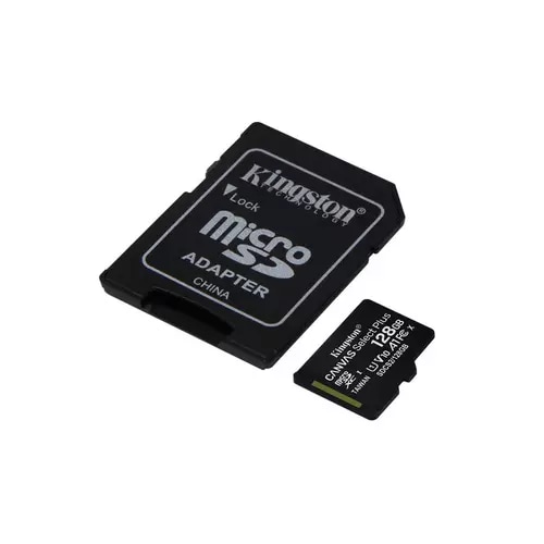 MICRO SDXC MEMORIA KINGSTON 128GBCANVAS SELECT PLUS 100R A1 C10 CARD / ADP