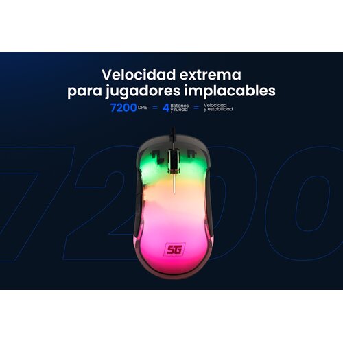 Mouse Gamer Vorago Start The Game MO-505 alambrico