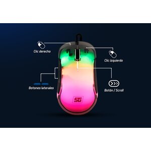 Mouse Gamer Vorago Start The Game MO-505 alambrico