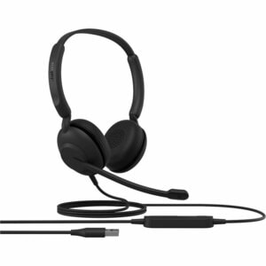 Jabra Evolve 10 Stereo USB-A Leatherettes Black