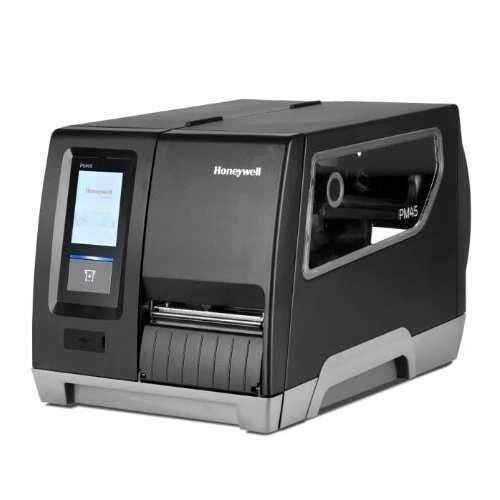 Honeywell PM45A Industrial Thermal Transfer Printer - Monochrome - Label Print - Ethernet - US - LCD Display Screen - Real