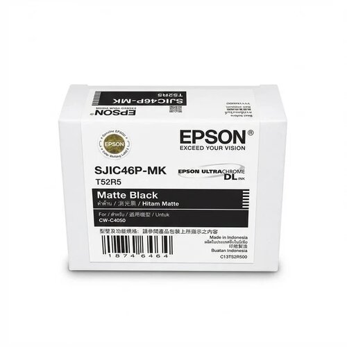 Epson T52R Original Standard Yield Inkjet Ink Cartridge - Matte Black Pack - 50 mL