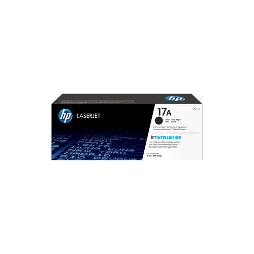 HP 17A Original Standard Yield Laser Toner Cartridge - Black - 1 Each - 1600 Pages
