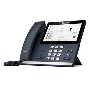 MP56 E2 Teams IP Phone. 7-inch touch screen. High-quality collaboration with flexibility and dedicated teams button and co