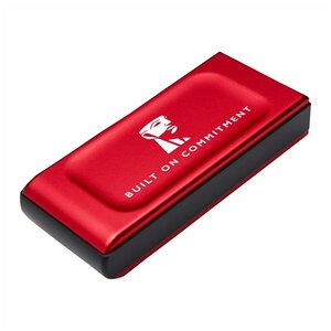 Kingston XS1000 2 TB Portable Solid State Drive - External - Red - Storage System Device Supported - USB 3.2 (Gen 2) - 105