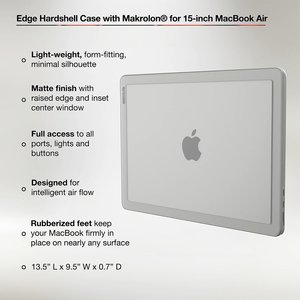 Incase Hardshell MacBook Air Case - For Apple MacBook Air - Clear - Matte - Scratch Resistant, Fingerprint Resistant, Bump