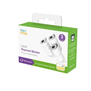 The myFirst Thermal Sticker Pink, Blue & Yellow – a burst of vibrant colours designed to enhance your myFirst Camera Insta