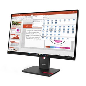 ThinkVision T27-40 27inch FHD monitor IPS 1920 x 1080 16:9 Anti-Glare Low Blue Light VGA+DP+HDMI input USB 3.1 hub Audio-O
