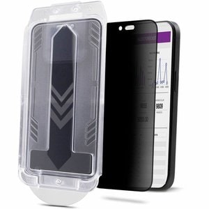 StarTech.com 4-Way 360 Privacy Screen For iPhone 16 Plus, Portrait/Landscape, Touch-Enabled, Tempered Glass Protector, 4Wa
