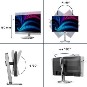 Philips 24B2U4301/75 60.5 cm (23.8in) B Line Full HD USB-C Docking Monitor - In-plane Switching (IPS) Technology - 1920 x 