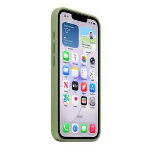 iPhone 17e Silicone Case with MagSafe # Light Moss