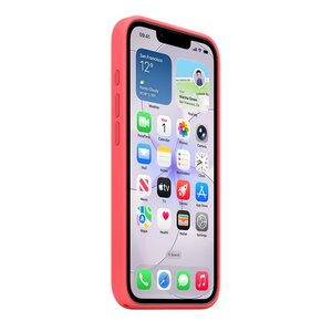 iPhone 17e Silicone Case with MagSafe # Bright Guava