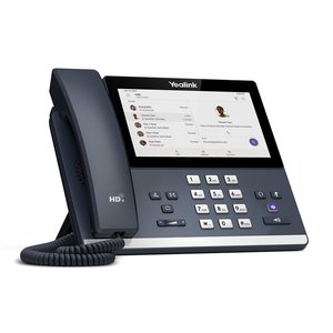 MP56 E2 Teams IP Phone. 7-inch touch screen. High-quality collaboration with flexibility and dedicated teams button and co