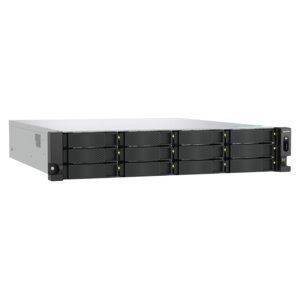 QNAP TS-h1277AXU-RP-R5-16G NAS Storage System - AMD Ryzen 5 Hexa-core (6 Core) - 12 x HDD Supported - 0 x HDD Installed -