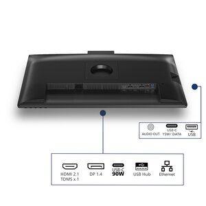 27B2U3601H/75 27in(68.5cm) 2560x1440 QHD 3000 Series LCD with USB-C dockin IPS and SoftBlue Eye Technology Displayport/ HD
