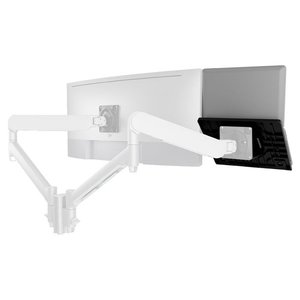 Atdec Mounting Tray for Notebook, Mounting Arm - 45.7 cm (18") Screen Support - 7 kg Load Capacity - Composite Plastic