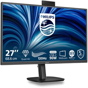 27B2U3601H/75 27in(68.5cm) 2560x1440 QHD 3000 Series LCD with USB-C dockin IPS and SoftBlue Eye Technology Displayport/ HD