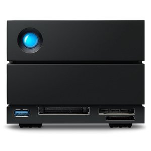 LaCie 2Big 28TB T3 with CFast 2.0 Ceexpress B & Card Reader DP 1.4 Video for 4K/8K Enterprise Class Ironwolf Pro 5 Yrs War