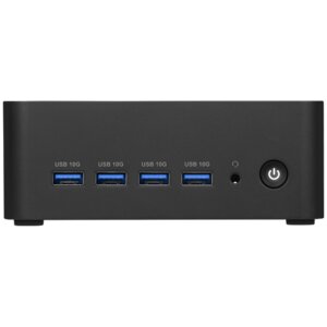 Cubi Z AI 8M Barebones - Ryzen 7 8845HS - DDR5-5600 - dTPM - 2 x M.2, 2 x HDMI, 2 x USB-C, 2 x 2.5Gbe LAN - Wifi 6 - Card 