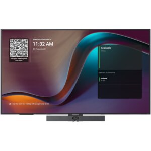 A40-031 + 75in Meeting Display Bundle. Includes MD-AVBracket-S Bracket for Mounting A40/S40 on MeetingDisplay - available 