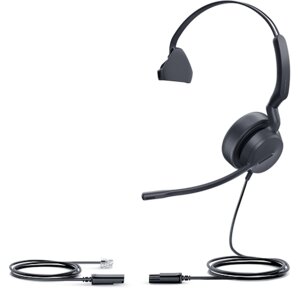 YHS36 E2 MONO, Noise-cancelling mic, Leather Cushions, QD Functionality, RJ9 interface. 2 YR Warranty