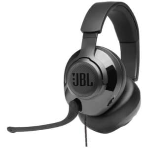 JBL Quantum 200 Gaming Headset - Stereo - Mini-phone (3.5mm) - Wired - Over-the-head - Binaural - Circumaural - Noise Redu