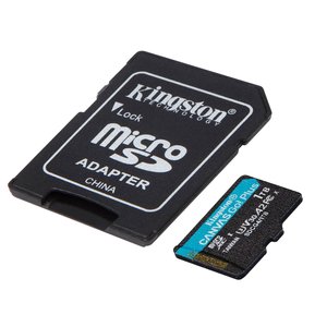 Kingston Canvas Go! Plus 1 TB Class 10/UHS-I (U3) V30 microSDXC - 200 MB/s Read - 160 MB/s Write