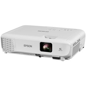 Epson EB-W53 3LCD Projector - 16:10 - Portable - White - Front - 1080p - 12000 Hour Economy Mode - 16,000:1 - 4000 lm - HD