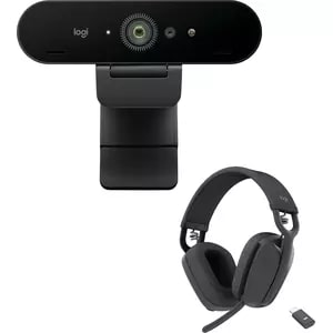 Brio 4K Webcam with Bonus Zone Vibe