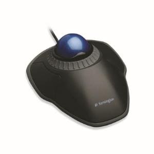 Kensington Orbit 72337 Trackball with Scroll Ring - Optical - Cable - Black - USB - Scroll Ring - Symmetrical - 1