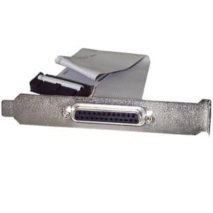 StarTech.com 16in DB25 Parallel Female to IDC 26 Pin Header Slot Plate~ - 40.64 cm DB-25/IDC Data Transfer Cable for Compu